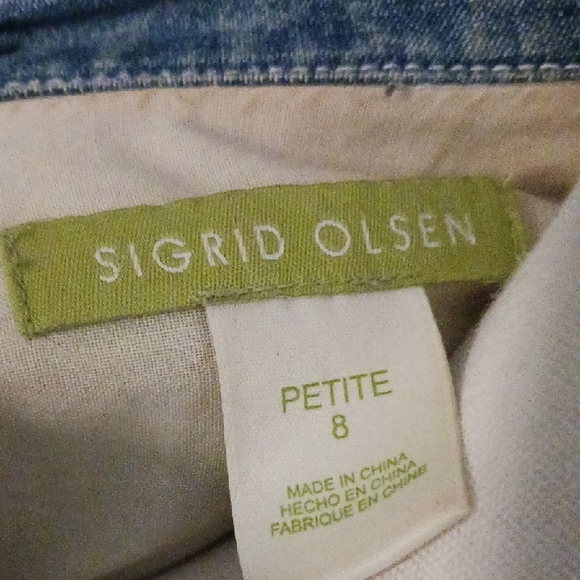 Sigrid Olsen Light Blue Denim Jacket - Picture 2 of 14